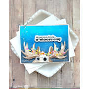 Waffle Flower - A-moose-ing Sentiments Stamp Set