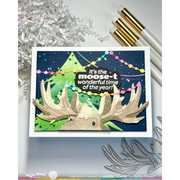 Waffle Flower - A-moose-ing Sentiments Piercing Matching Die