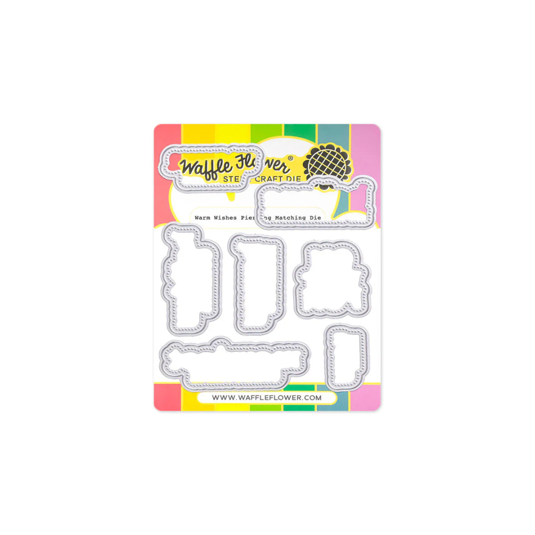 Waffle Flower - Warm Wishes Piercing Matching Die