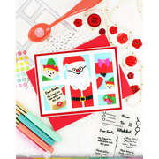 Waffle Flower - Postage Collage Dear Santa Stencil