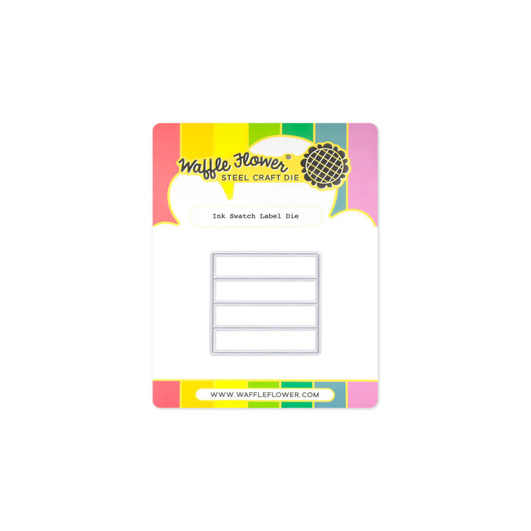 Waffle Flower - Ink Swatch Label Die