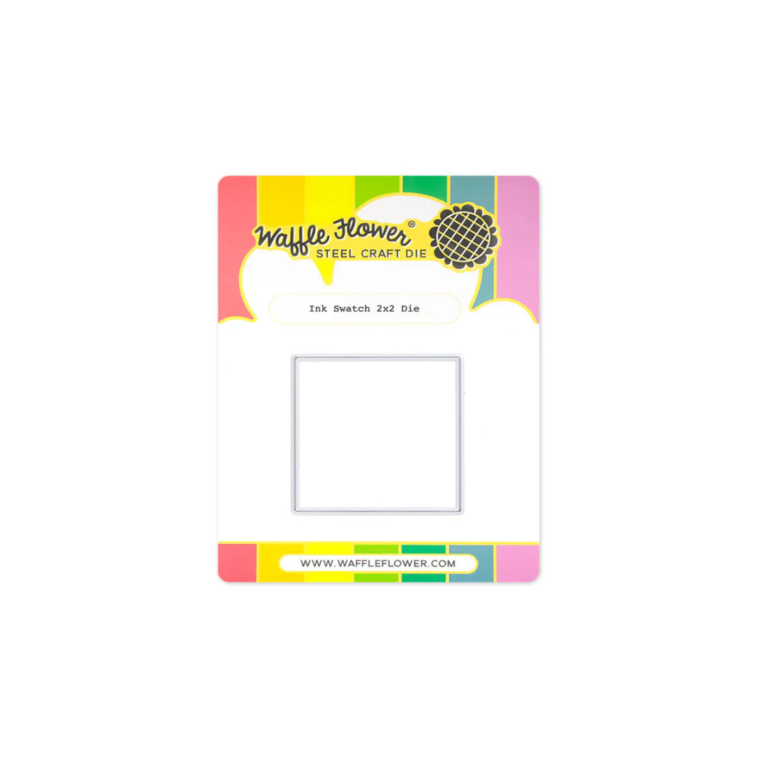 Waffle Flower - Ink Swatch 2x2 Die