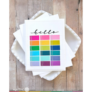 Waffle Flower - Ink Swatch 1x0.5 Die