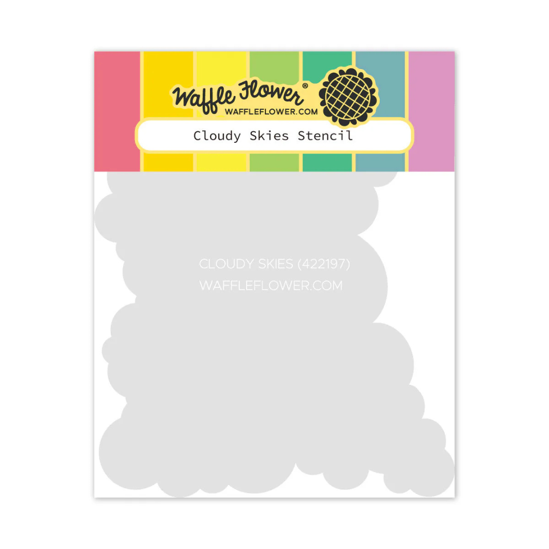 Waffle Flower - Cloudy Skies Stencil