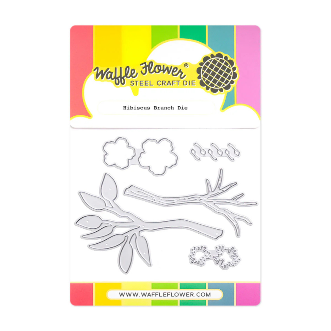 Waffle Flower - Hibiscus Branch Die