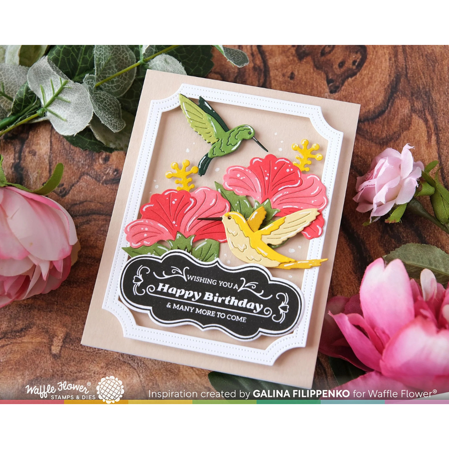 Waffle Flower - Hummingbirds Die