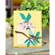 Waffle Flower - Script Greetings Matching Die