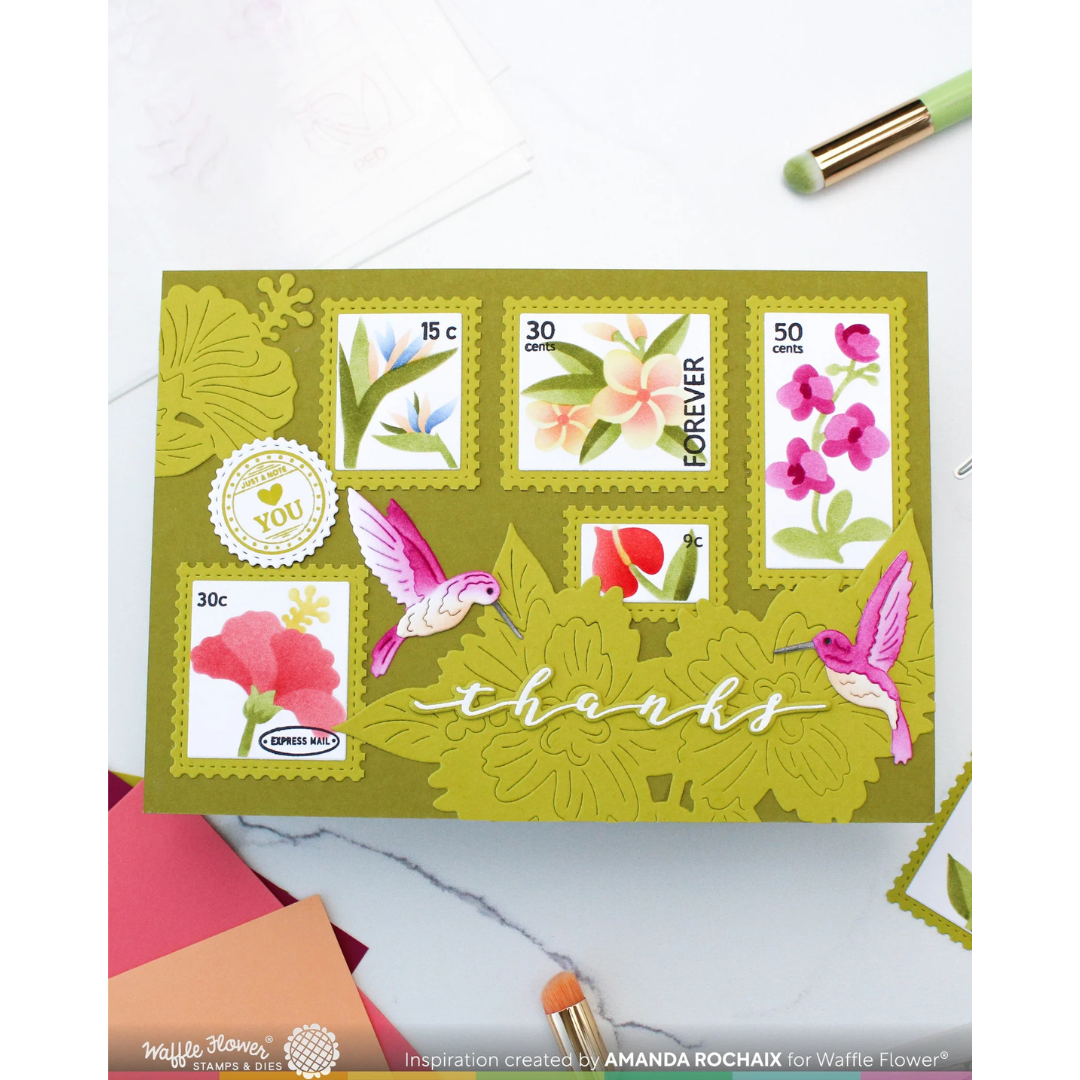 Waffle Flower - Script Greetings Combo