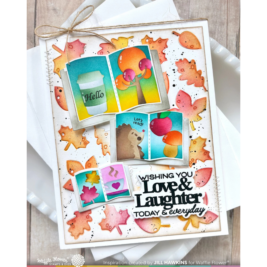 Waffle Flower - Open Book Trio Die