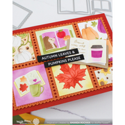 Waffle Flower - Open Book Trio Fall Stencil
