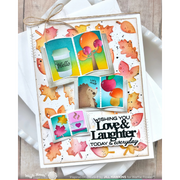 Waffle Flower - Open Book Trio Fall Stencil