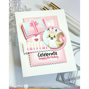 Waffle Flower - Open Book Trio Coloring Stencil