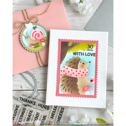 Waffle Flower - Nesting Postage Collage Blocks Die