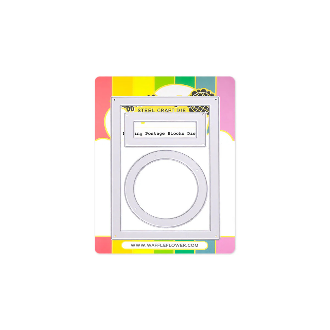 Waffle Flower - Nesting Postage Collage Blocks Die