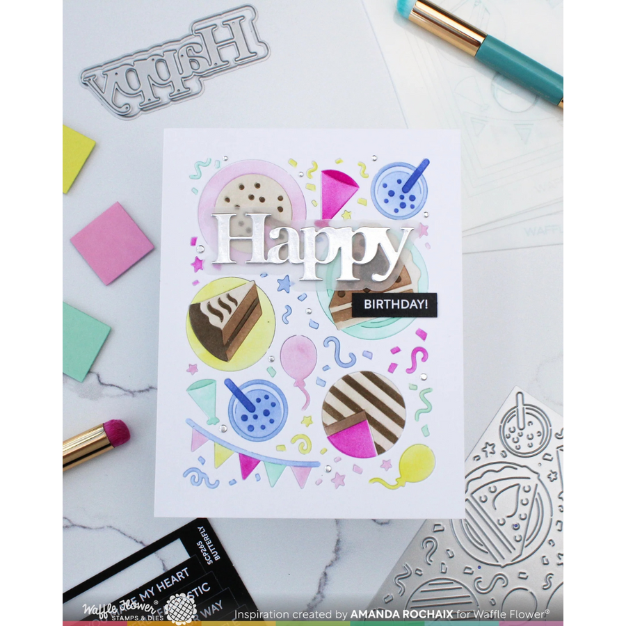 Waffle Flower - Cake Time Texture Die (PRE-ORDER)