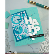 Waffle Flower - Cake Time Sepia Layers Stencil (PRE-ORDER)