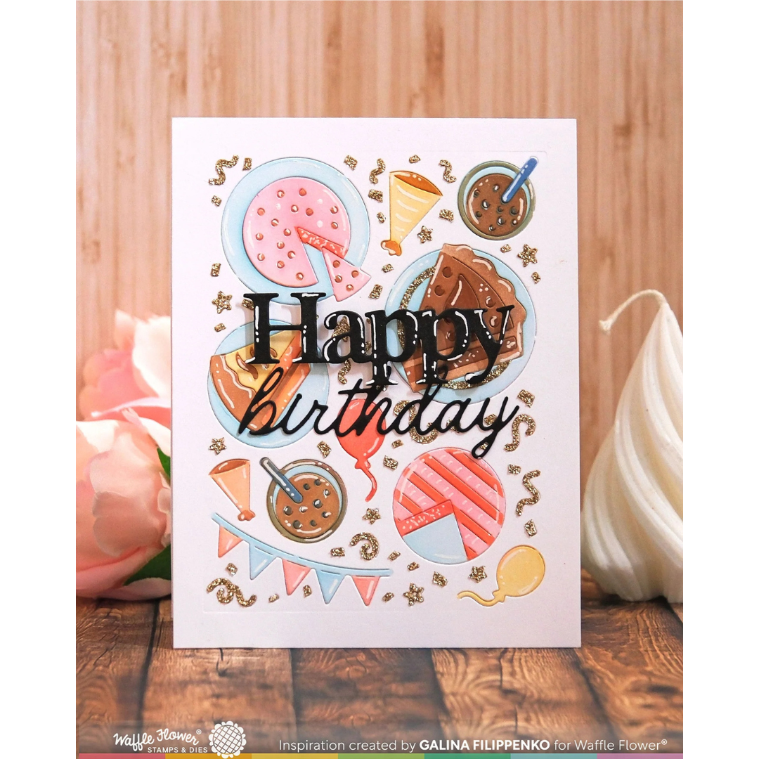 Waffle Flower - Cake Time Stencil (PRE-ORDER)