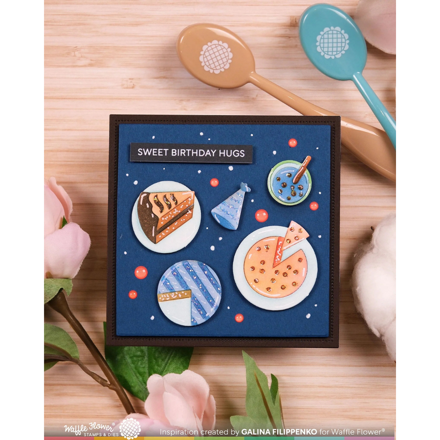 Waffle Flower - Cake Time Stencil (PRE-ORDER)