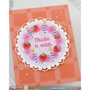 Waffle Flower - Cake Focal Die-n-stencil