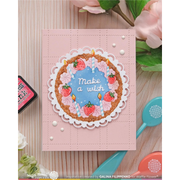 Waffle Flower - Cake Focal Die-n-stencil