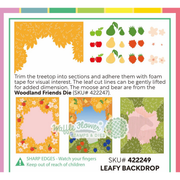 Waffle Flower - Leafy Backdrop Die