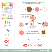 Waffle Flower - Table Add-on Cake Die