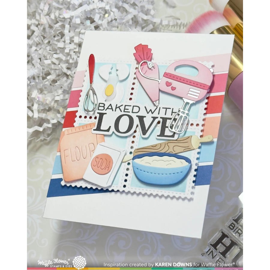 Waffle Flower - Baking Fun Die