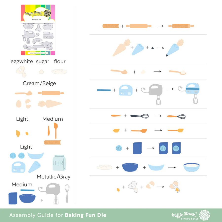Waffle Flower - Baking Fun Die