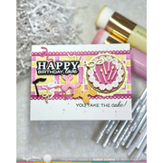 Waffle Flower - Baked with Love Sentiments Stamp Set