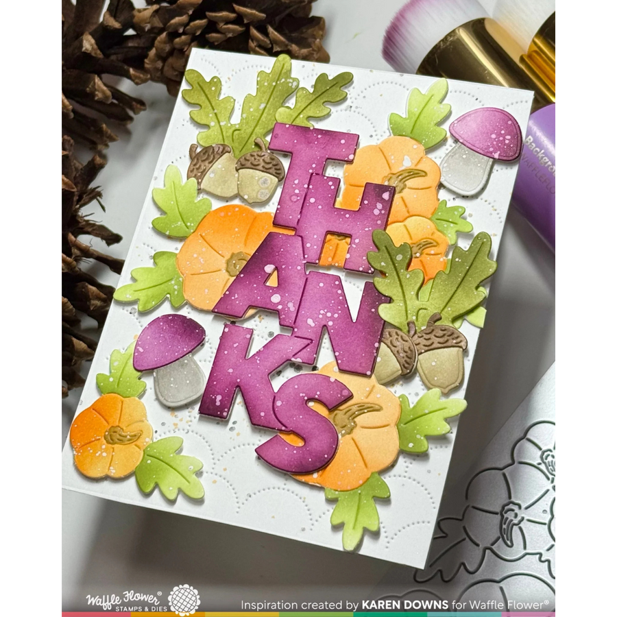 Waffle Flower - Pumpkin Time Coloring Stencil (PRE-ORDER)