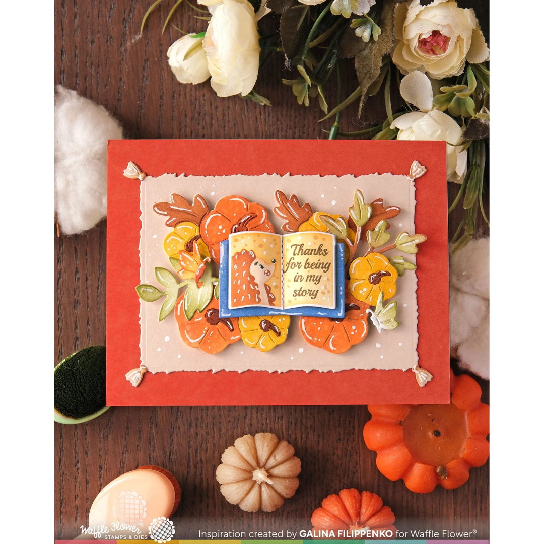 Waffle Flower - Pumpkin Time Coloring Stencil (PRE-ORDER)