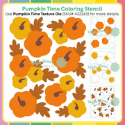 Waffle Flower - Pumpkin Time Coloring Stencil (PRE-ORDER)