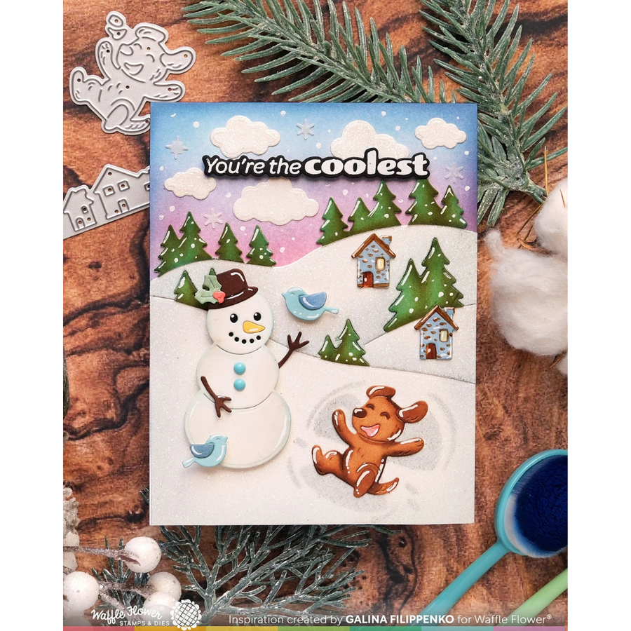 Waffle Flower - Snow Fun Die