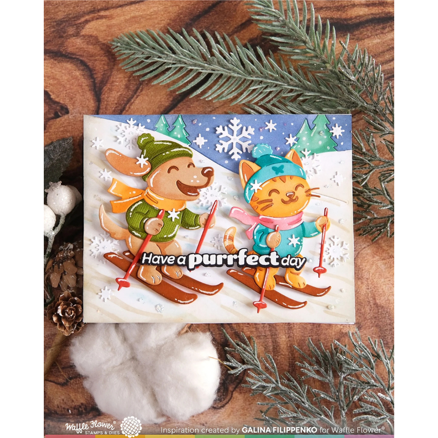 Waffle Flower - Snowy Hills Add-on Die