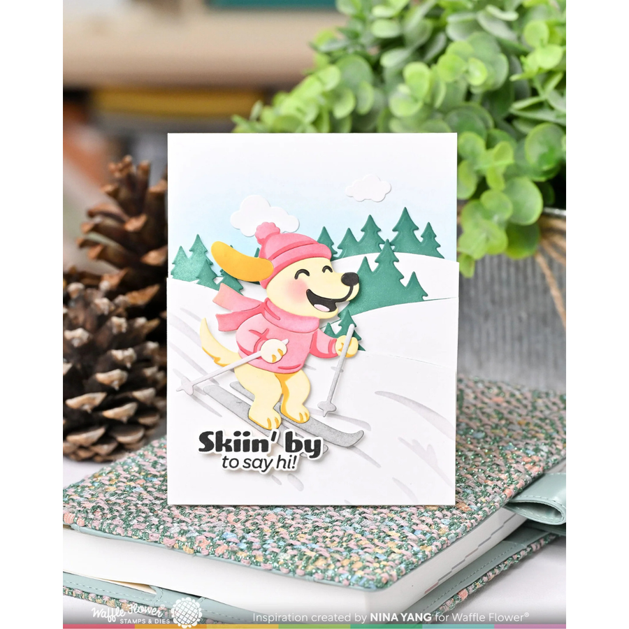 Waffle Flower - Snowy Hills Add-on Die