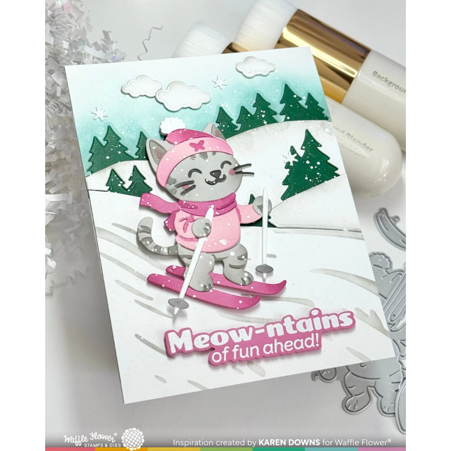 Waffle Flower - Snowy Hills Add-on Die