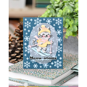 Waffle Flower - Snowflake Background Die