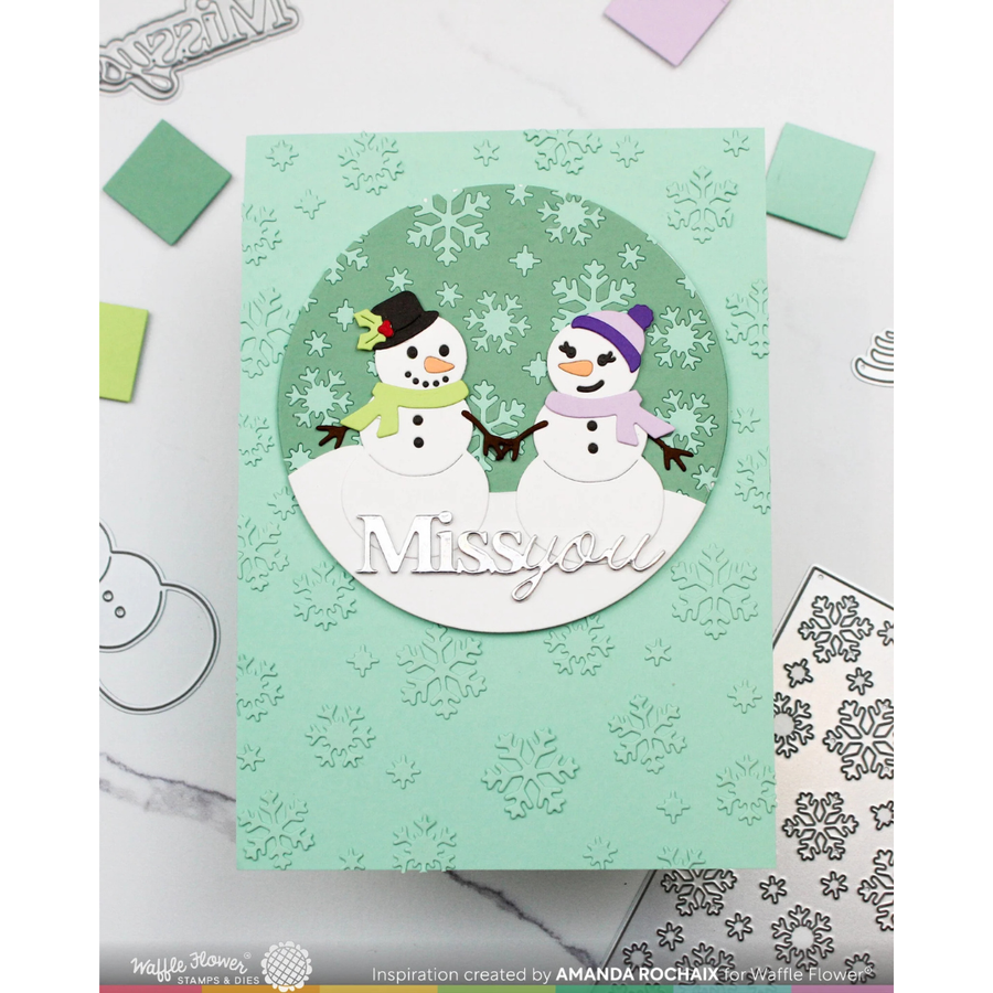 Waffle Flower - Postage Collage Winter Add-ons Die