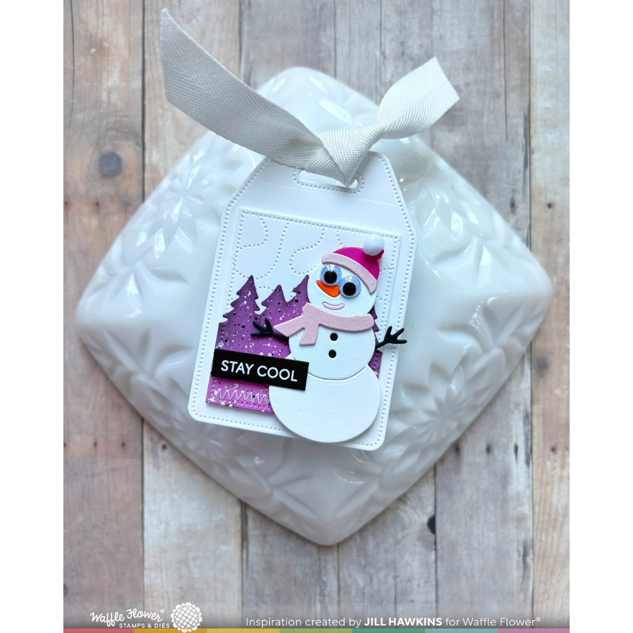 Waffle Flower - Postage Collage Winter Add-ons Die