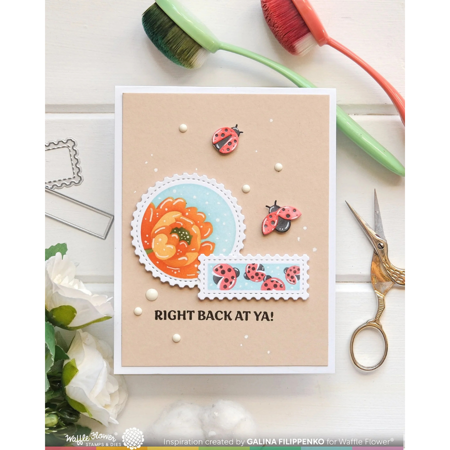 Waffle Flower - Ladybug Die