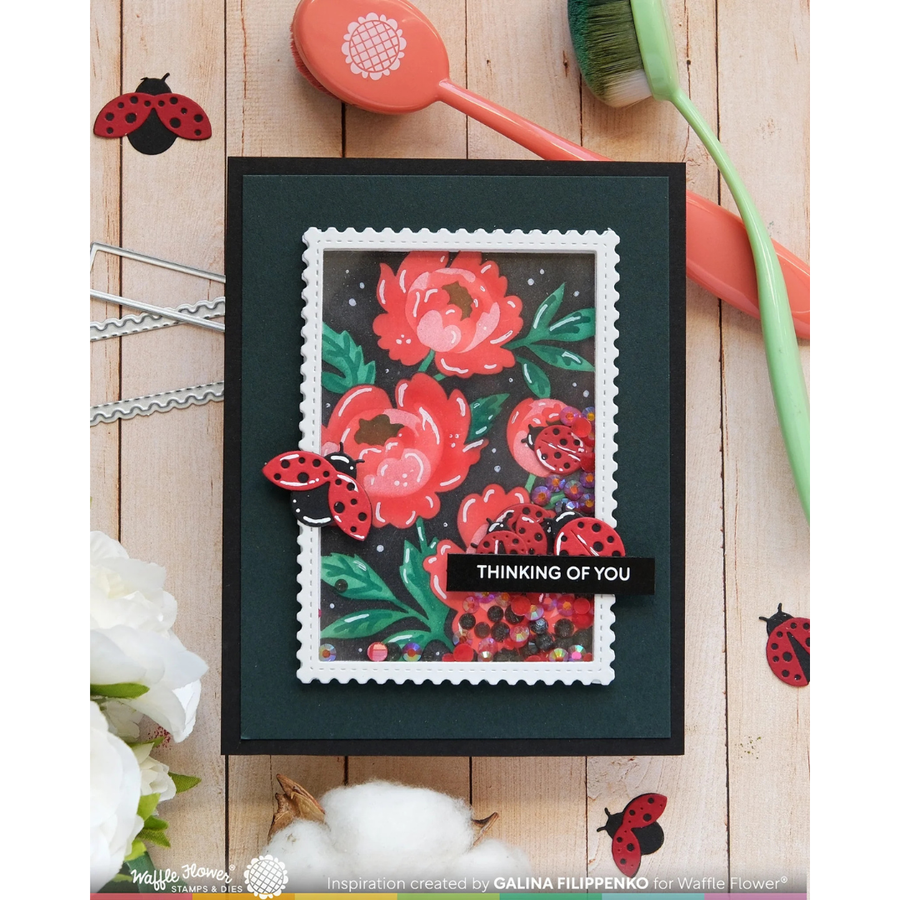 Waffle Flower - Ladybug Die