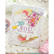 Waffle Flower - Just Mitts Coloring Stencil