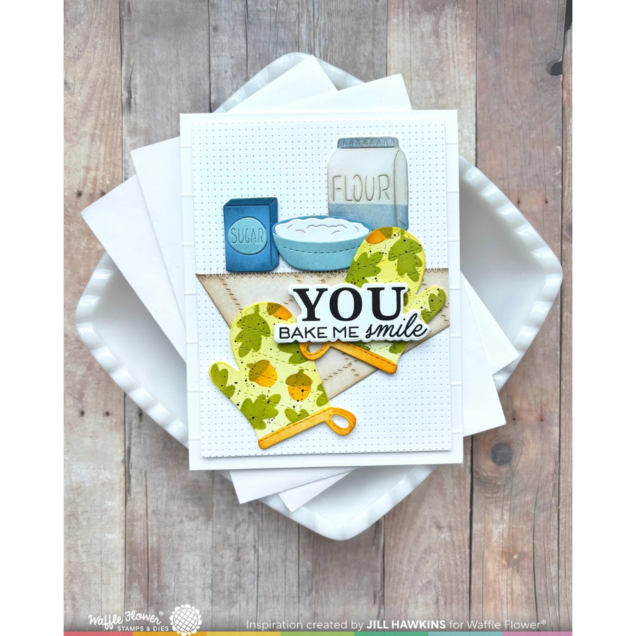 Waffle Flower - Just Mitts Coloring Stencil