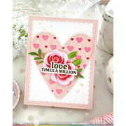 Waffle Flower - Rose Bouquet Stencil