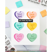 Waffle Flower - Inside Accents - Hearts Stamp Set