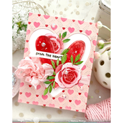 Waffle Flower - Double Stitched Hearts Die