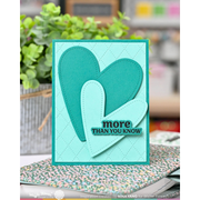 Waffle Flower - Double Stitched Hearts Die