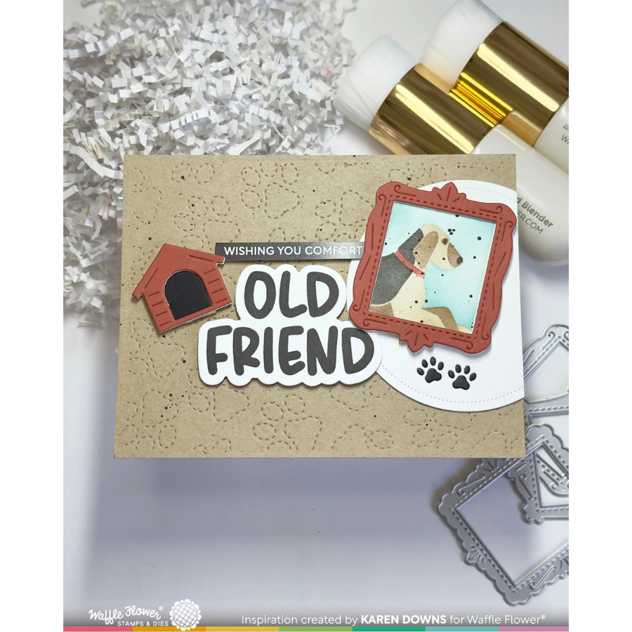 Waffle Flower - Old Friend Sentiments Stamp Set