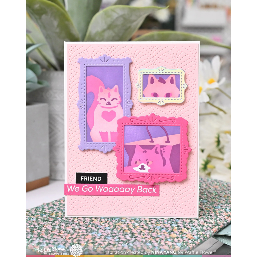 Waffle Flower - Old Friend Sentiments Stamp Set