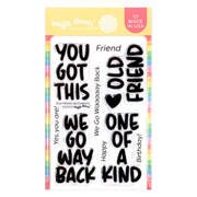 Waffle Flower - Old Friend Sentiments Stamp Set